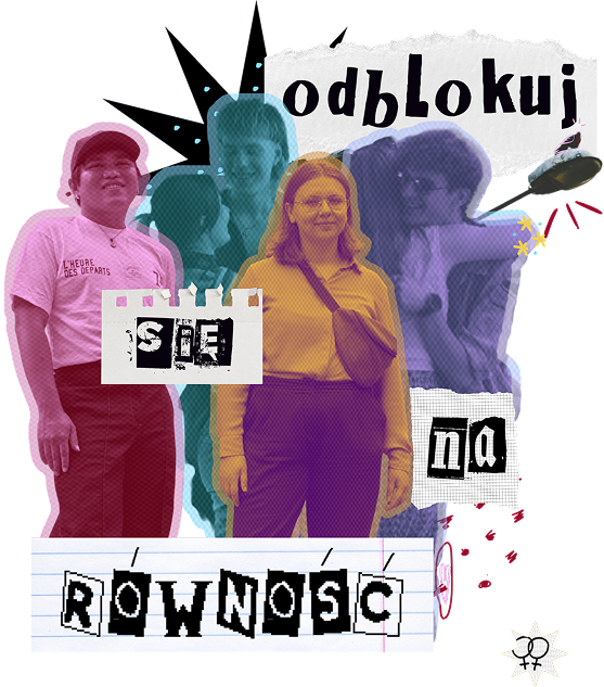 Kolaż kampanii Odblokuj się na równość